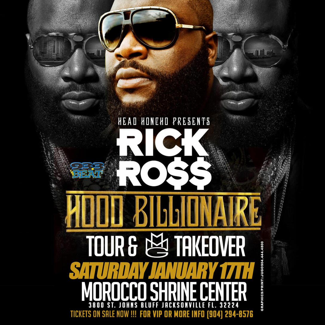 RICK RO$$ HOOD BILLIONAIRE TOUR